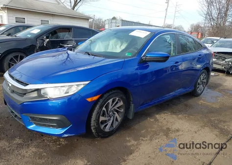 2018 Honda Civic Ex из США, поврежденный, VIN 2HGFC2F75JH558992